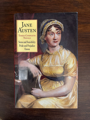 Jane Austen: Three Complete Novels; Sense and Sensibility, Pride and Prejudice, Emma