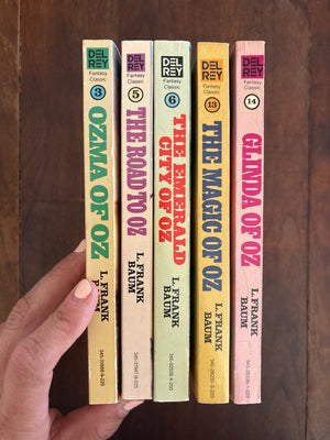 The Wonderful Oz Books (Incomplete set) by L. Frank Baum, Illustrated by John R. Neill